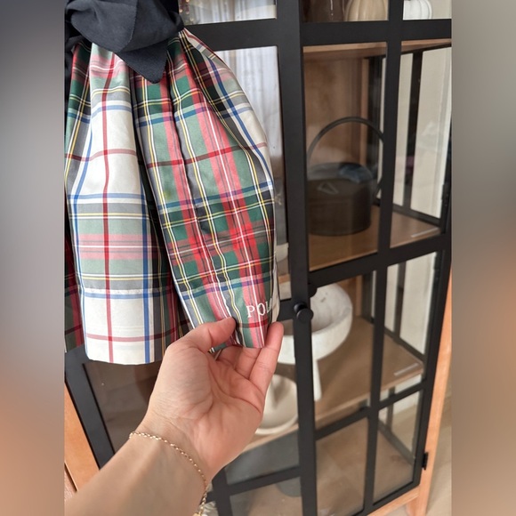 Polo Ralph Lauren plaid twill dress holidays Christian formal bow toddler girl - Picture 6 of 7